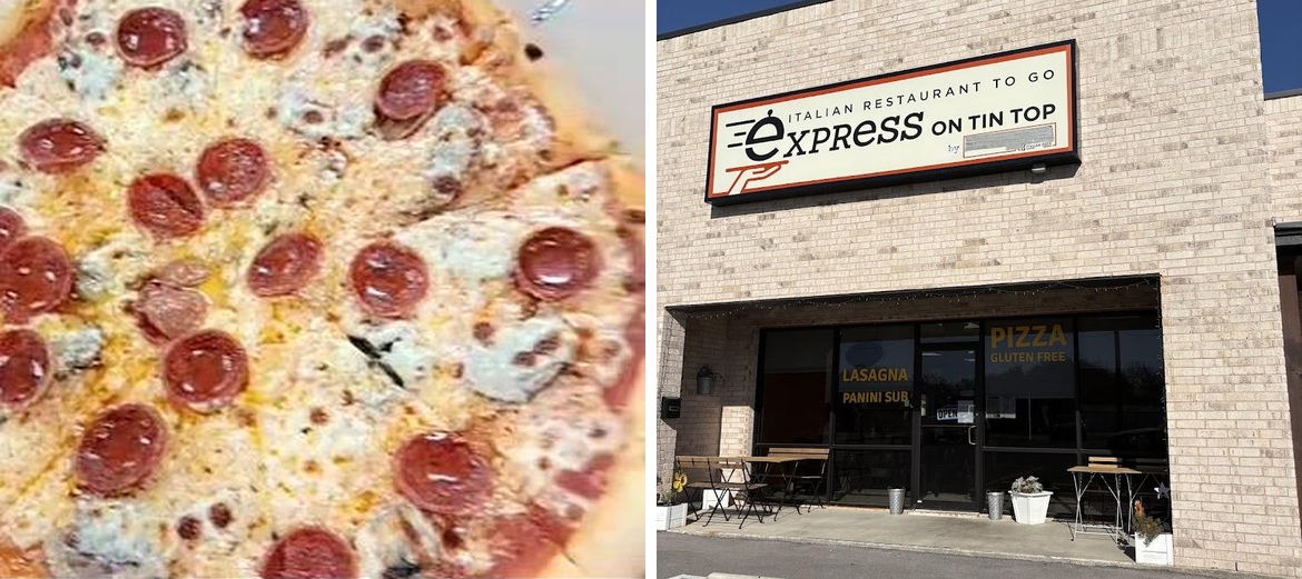 Express on Tin Top Menu